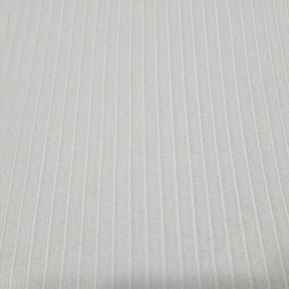 Evie Sweater Womens Large White Ribbed Mock Neck Half Sleeve Stretch Fitted - Picture 10 of 13